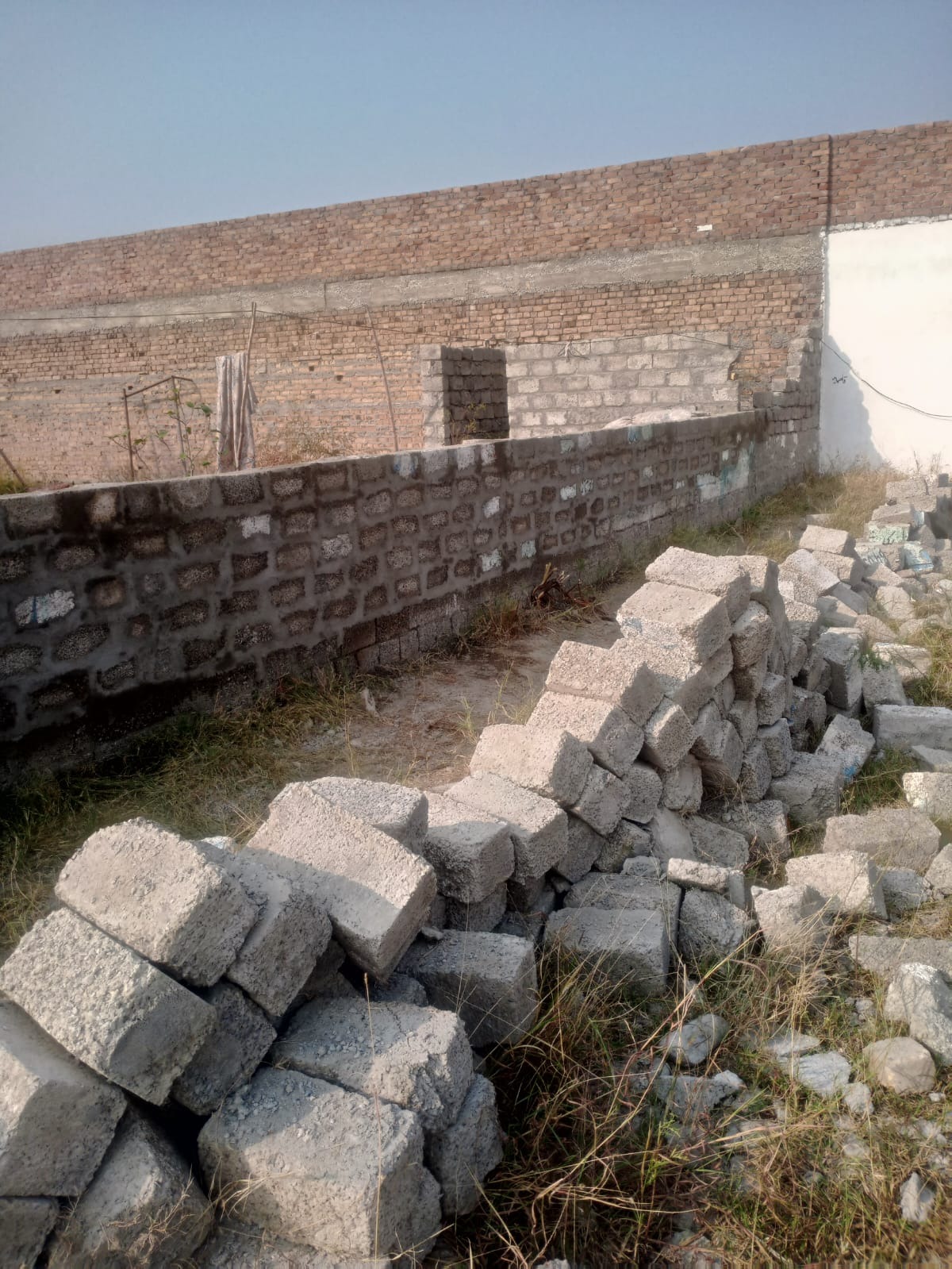 A protected well surround built for a remote community.